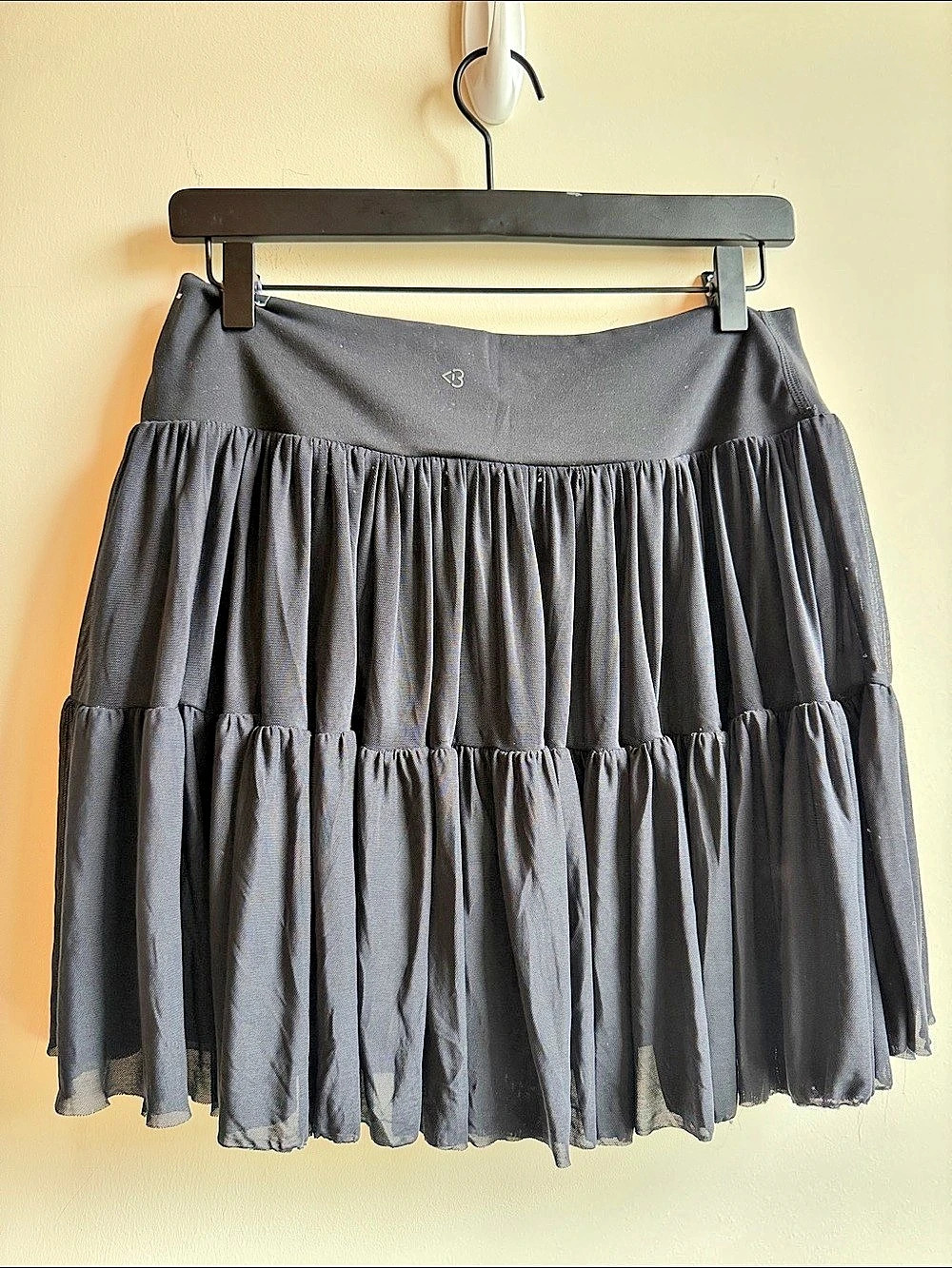 BLOGLILATES Tiered Skirt in Black XL